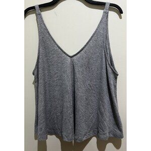 Intimately Free People Dani Ribbed Swing Tank Top Size Small Gray